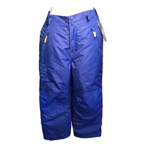 Champion Boys Snow Pants XL 16-18 Adjustable Waist Reinforced Knees Flight Blue